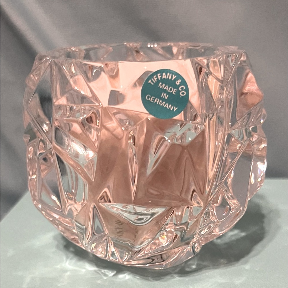 TIFFANY &CO.  Crystal Votive Candle holder